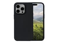Zadný kryt pre mobilný telefón - bulk - plast - čierna - pre Apple iPhone 15 Pro Max