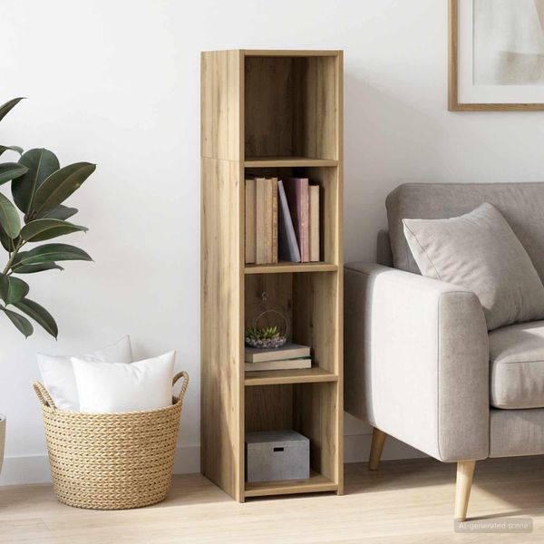 vidaXL Highboard Dub artisan 30 x 41 x 124 cm Kompozitné drevo