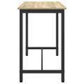 vidaXL stôl Sonoma dub 100 x 50 x 76,5 cm Inžinierske drevo a oceľ