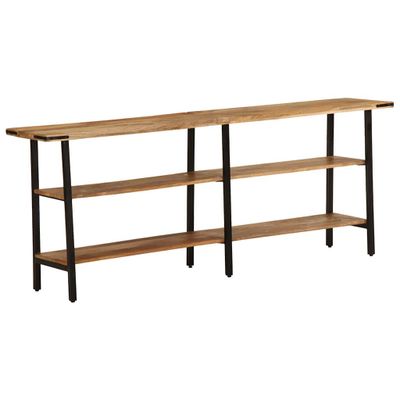 vidaXL Konzolový stolík 180x35x70 cm masívne mangovníkové drevo