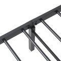 VidaXL Rám postele bez matraca Skladací Čierna 107x203 cm Oceľ