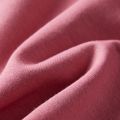 Detská mikina so zamatom v štýle patchwork malinová 116
