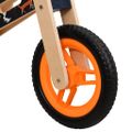 vidaXL Balančný bicykel pre deti oranžový potlač