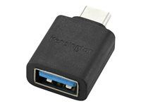 USB adaptér - USB-C (M) do USB typ A (F) - 5 V - 3 A - neobsahuje halogén, lisovaný - čierna