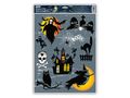 Okenná fólia halloween gliter HA001