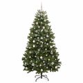 vidaXL Umelý Sklápací Vianočný Stromček Zelená 180 cm PVC a oceľ