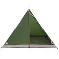 vidaXL Stan na batohovanie 4-miestny Zelená