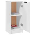 vidaXL Komoda lesklá biela 30x30x70 cm spracované drevo