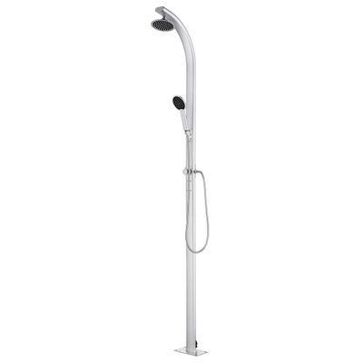 vidaXL Záhradná sprcha 215 cm hliník