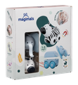 Magnetické zvieratká Magimals Wheely Zebra / Slon