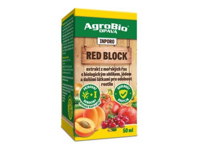 Prípravok na odolnosť rastlín AGROBIO Inporo Red Block 50ml