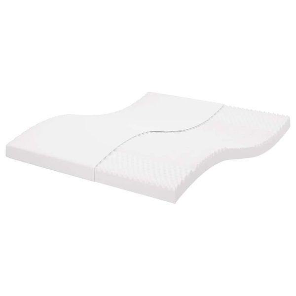 vidaXL Penový matrac biely 200x220 cm 7 zón tvrdosť 20 ILD