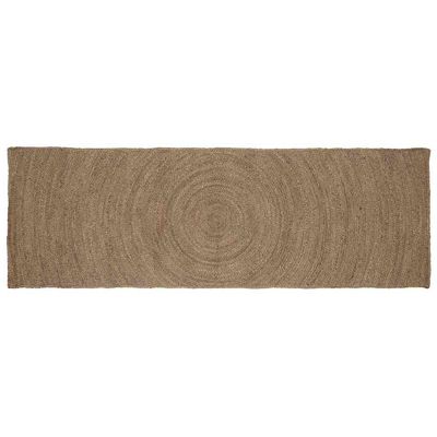 vidaXL Kusové koberce Sivá 60 x 250 cm Juta