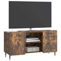 vidaXL TV skrinka 102 x 34,5 x 52 cm Dymový dub Kompozitné drevo