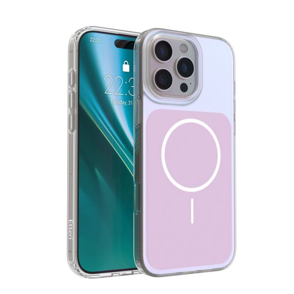 Puzdro Etteri Hidden Pearl pre iPhone 16 Pro 6,3" ružové