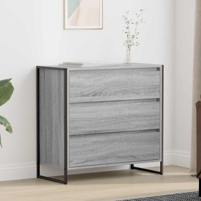 vidaXL Servírovacia skriňa so zásuvkou Sivý Sonoma 79 x 36 x 75.5 cm
