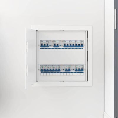 vidaXL Prístupové dosky Biela 35 x 35 cm ABS plast