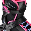 Kolieskové korčule NILS Extreme NA22151 Armour čierna-ružová