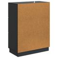 vidaXL Servírovacia skriňa Čierna 66 x 34,5 x 87 cm Kompozitné drevo
