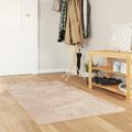 vidaXL Behúň MARSA Béžová 100 x 150 cm Polyester a PVC