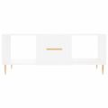 vidaXL Konferenčný stolík biely 102x50x40 cm kompozitné drevo