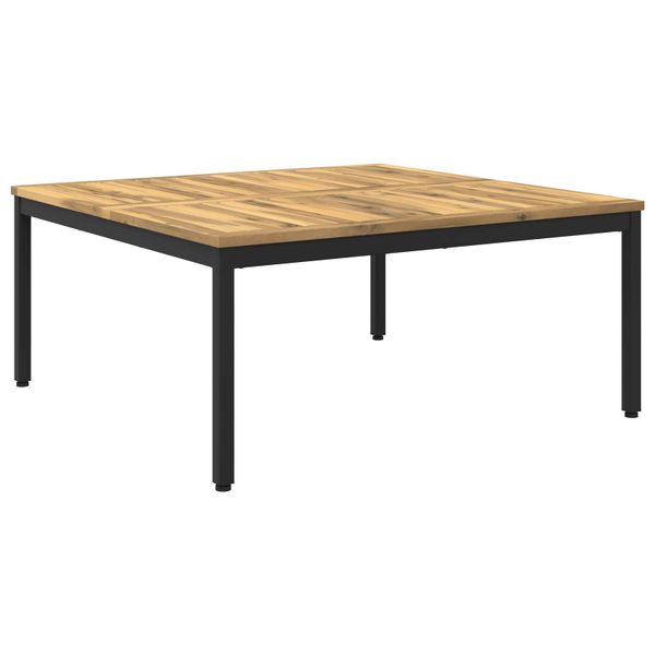 vidaXL Konferenčný stolík Biela a čierna 100 x 100,5 x 45 cm