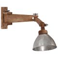 vidaXL Nástenné lampa 25 W starožitná strieborná E27