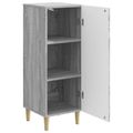 vidaXL Servírovacia skriňa Sivá sonoma 33 x 34,5 x 90 cm