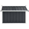 vidaXL Prístrešok na robotickú kosačku 92x97x63 cm oceľový antracitový