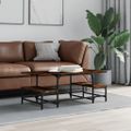vidaXL Konferenčný stolík dymový dub 100x50,5x40 cm kompozitné drevo