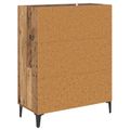 vidaXL Servírovacia skriňa so zásuvkou Staré drevo 69,5 x 34 x 90 cm