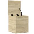 vidaXL Úložný box dub sonoma 40x42x46 cm kompozitné drevo