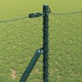 vidaXL Hexagonálny plotový základ 10 x 1,2 m PVC potiahnutá oceľ