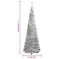 vidaXL Umelý vianočný stromček vyskakovací vločky snehu 200 LED 210 cm