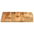 vidaXL Stolová doska 80x80x3,8 cm Live Edge Masívne drevo hrubé mango