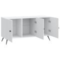 vidaXL TV skrinka Biela 99 x 34,5 x 50 cm Kompozitné drevo