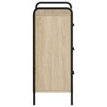 vidaXL Servírovacia skriňa Dub sonoma 97 x 33 x 81 cm Kompozitné drevo