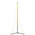 vidaXL LED vianočný stromček 525 LED teplá biela 302 cm