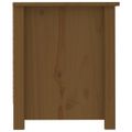 vidaXL Skrinka na topánky medovo-hnedá 110x38x45,5 cm masívna borovica