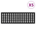 vidaXL Schodiskové stupne 5 ks 25x75 cm guma