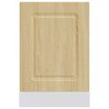 vidaXL Panel umývačky riadu Kalmar dub sonoma 45x1,5x57 cm kompozitné drevo