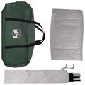 vidaXL Auto Stan 200 x 170 x 170 cm Armádna zelená Polyester a oceľ