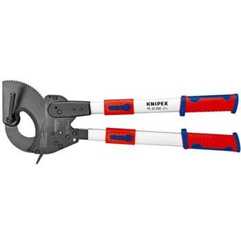 Knipex, Nožnice na kable s teleskopickými rukojetami - ráčnové