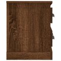 vidaXL TV skrinka hnedý dub 100x35,5x45 cm kompozitné drevo