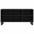 vidaXL TV skrinka 103,5 x 30 x 50 cm Čierny dub Kompozitné drevo