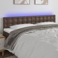 VidaXL Čelo postele hnedé 180x5x78/88 cm umelá koža
