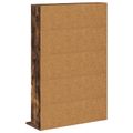 vidaXL CD Skrinka Dymový dub 65 x 23,5 x 97,5 cm Kompozitné drevo