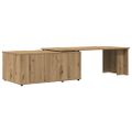 vidaXL Konferenčný stolík Artisan Dub 150x50x35 cm Konštrukčné drevo