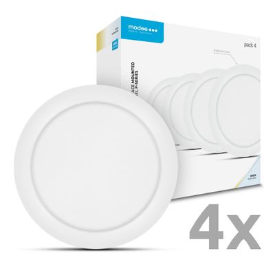 Modee LED Okrúhly LED panel - montovateľný 24W 2640lm studená biela P4 (ML-LPR6000K24WPN)