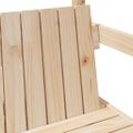 vidaXL Sada postele a lavice so strieškou 75x190 cm borovica